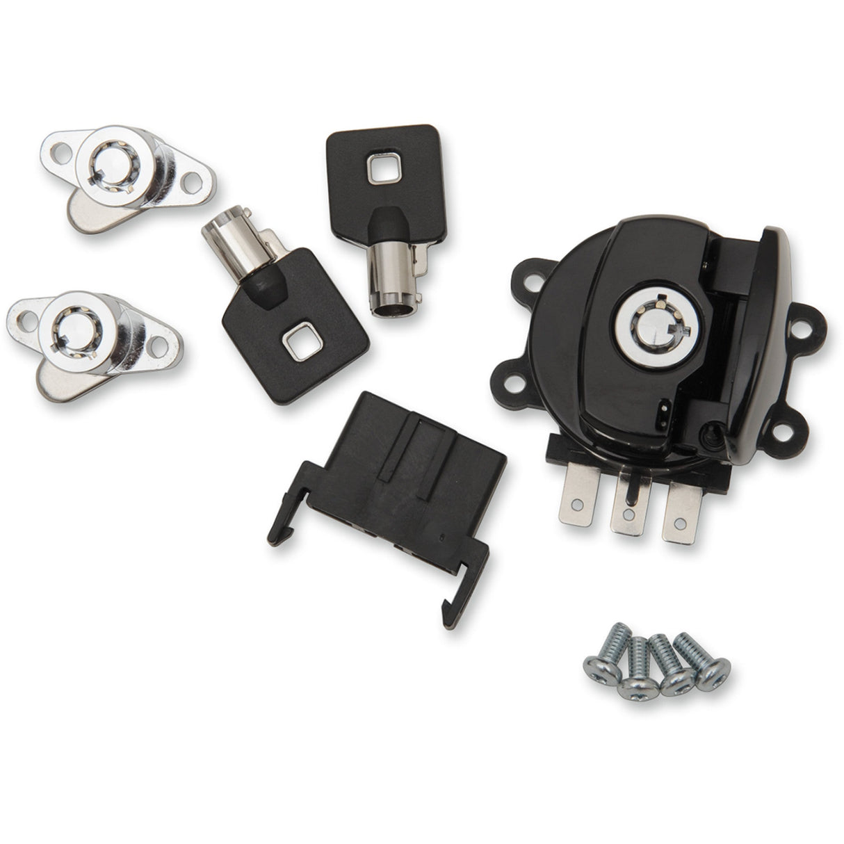 DRAG SPECIALTIES Side Hinge Ignition Switch with Saddlebag Lock