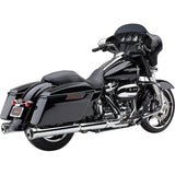 Cobra Neighbor Hater Slip-On Mufflers 4-1/2" Chrome - 6109 For Harley Touring 2017-2026