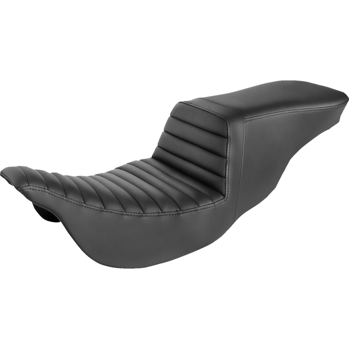 Saddlemen Tour Step-Up Seat Tuck-N-Roll Black - 808-07B-191 For Harley Touring 2008-2025