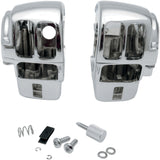 DRAG SPECIALTIES Handlebar Switch Housing Kit Radio - Chrome
