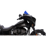 Klock Werks Kolor Flare® Windshield 10" Blue - KWW-04-0640 For Indian 2014-2026