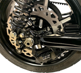 Hawg Halters Inc Rear Axel Adjuster With Shock Relocator `09 - AXADJ-A01-AS For Harley Motorcycles 2009-2026