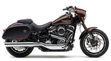 Cobra 909-Twins 4" Slip-ONS Chrome - 6520 For Harley Softail Sport Glide 2018-2021