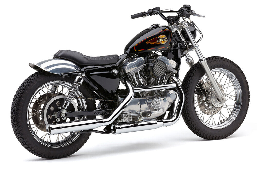 Cobra 3" NH Series Slip-ONS Chrome Sportsters - 6036 For Harley Sportster 1991-2003