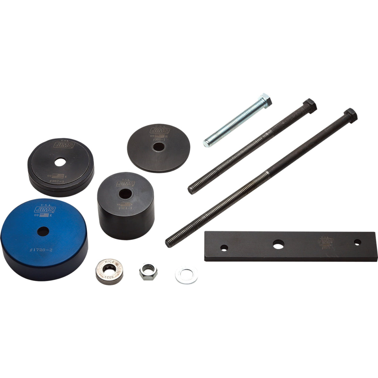 JIMS 3802-0084 900 Harley Davidson Cruise Drive 6-Speed Main Drive Gear and Bearing Remover/Installer Kit Main Drive Gear/Bearing Remover/Installer - 6-Speed