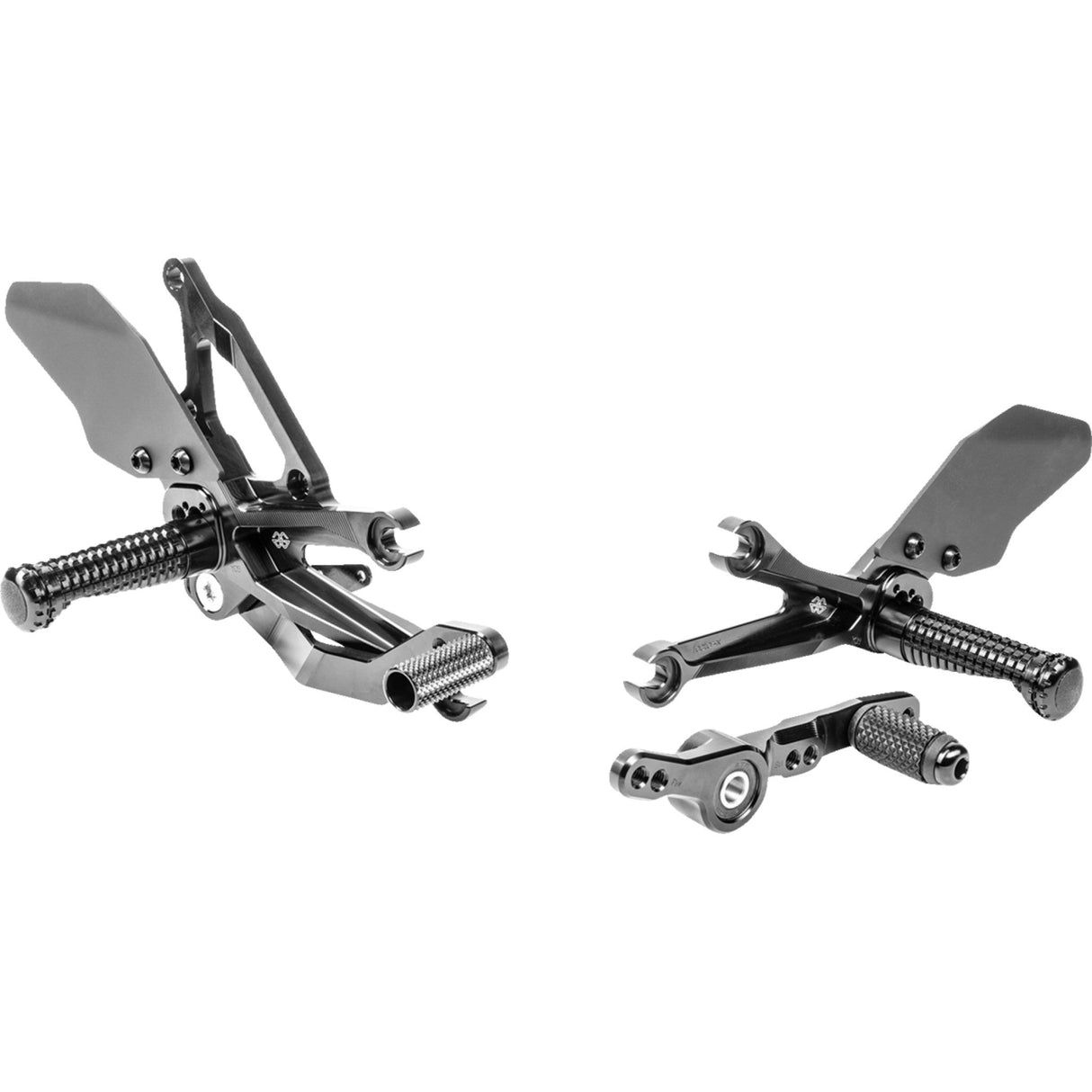 GILLES TOOLING 1623-0580 FXR-Y08-B FXR Rearset black - yamaha
