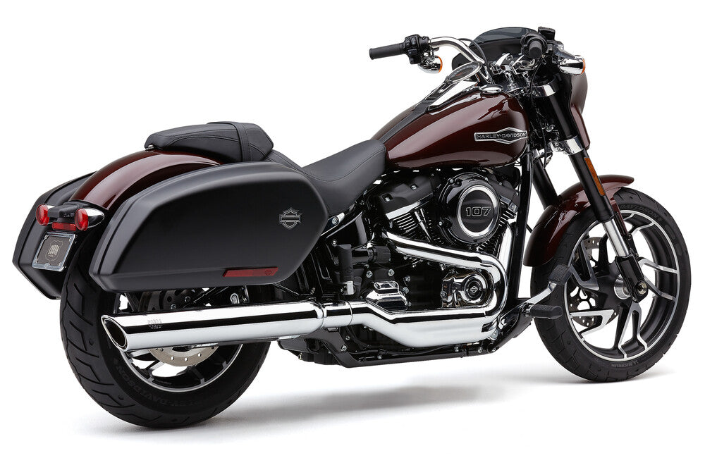 Cobra 909-Twins 4" Slip-ONS Chrome - 6520 For Harley Softail Sport Glide 2018-2021
