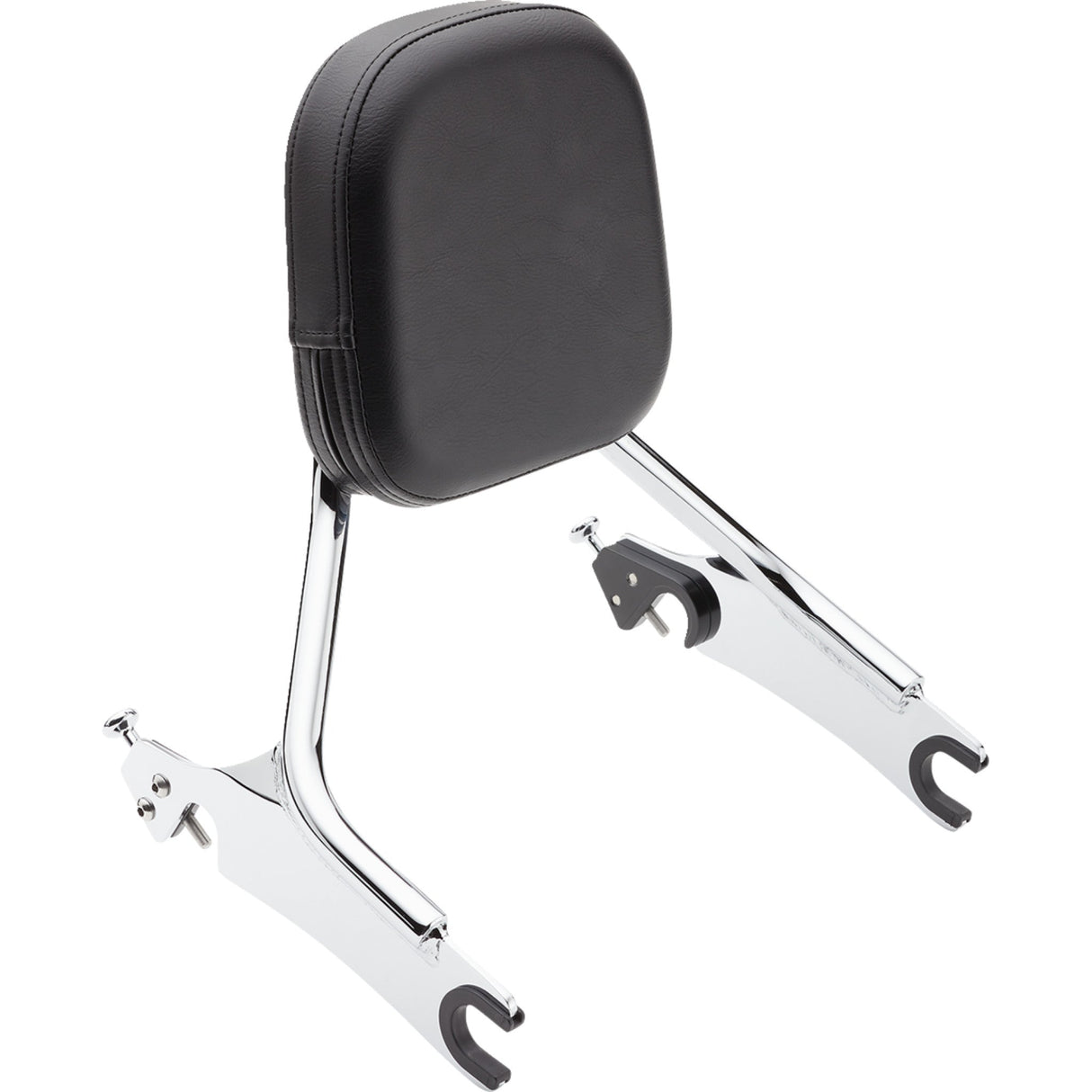 COBRA 1501-0753 502-2205 Short Detachable Backrest Detachable Backrest - Chrome - Short - Chieftain