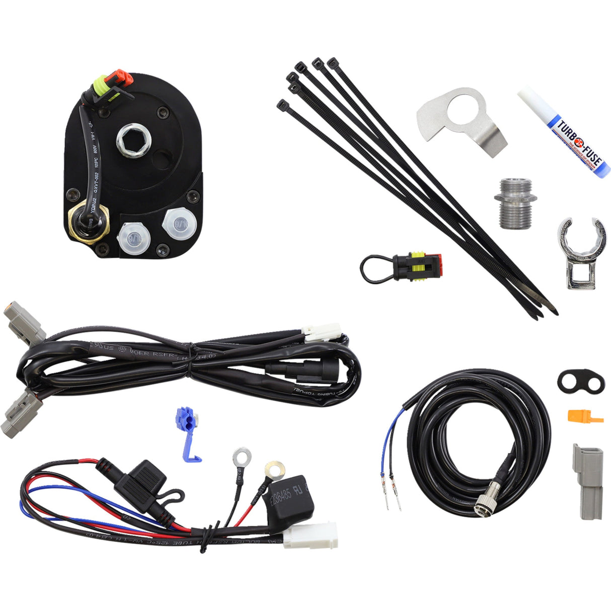 ULTRACOOL 0713-0263 DY-1GSS Below Regulator Mount Oil Cooler Kit with Fan for S&S T Series Engines Oil Cooler Kit - Gloss Black - Dyna