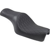 Drag Specialties Caballero 2-Up Vinyl Seat Caballero Seat Diamond Stitch XL - 0804-0669 For Harley Sportster 2004-2022