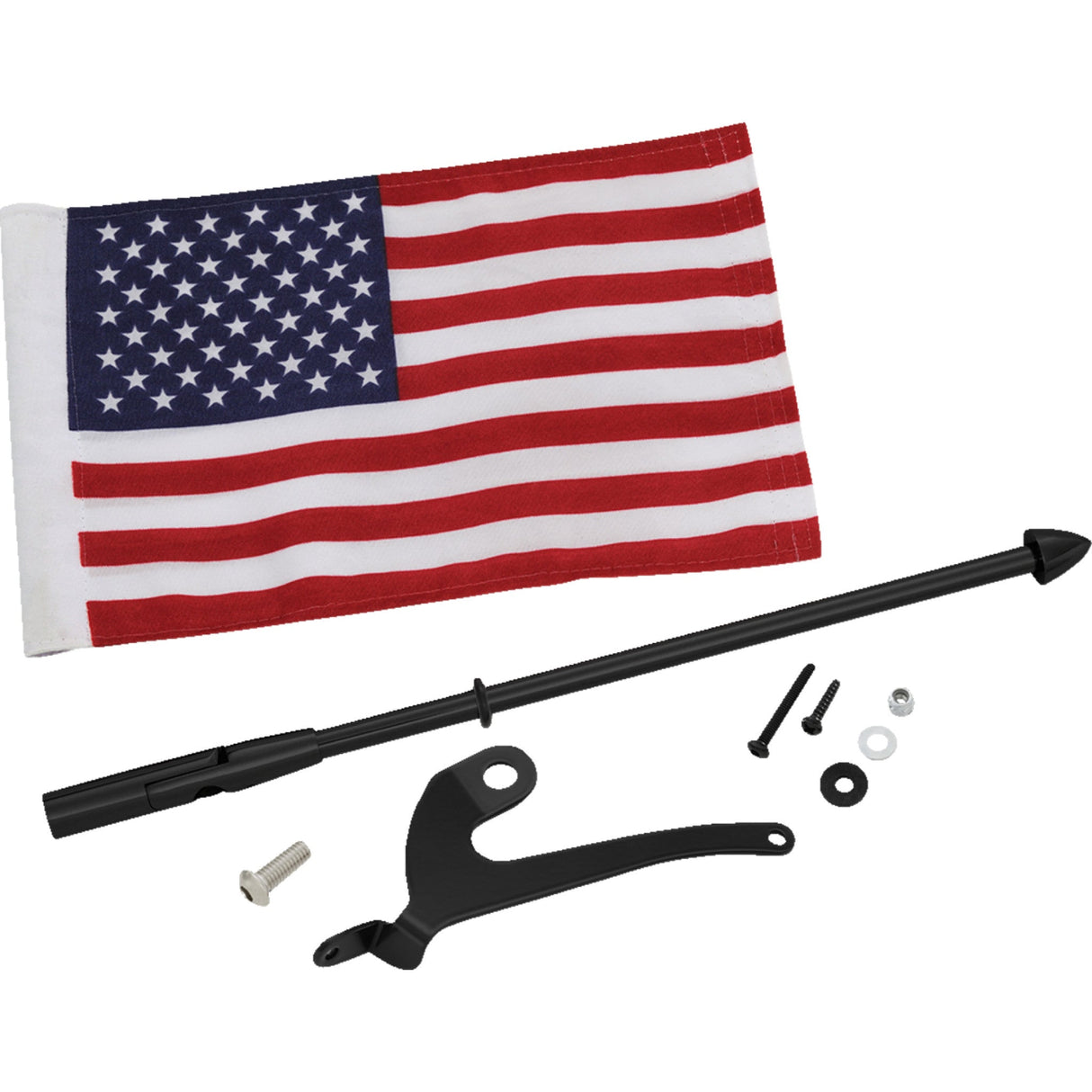 Show Chrome Flag Pole - 41-203LBK Can-Am Spyder 2017-2024
