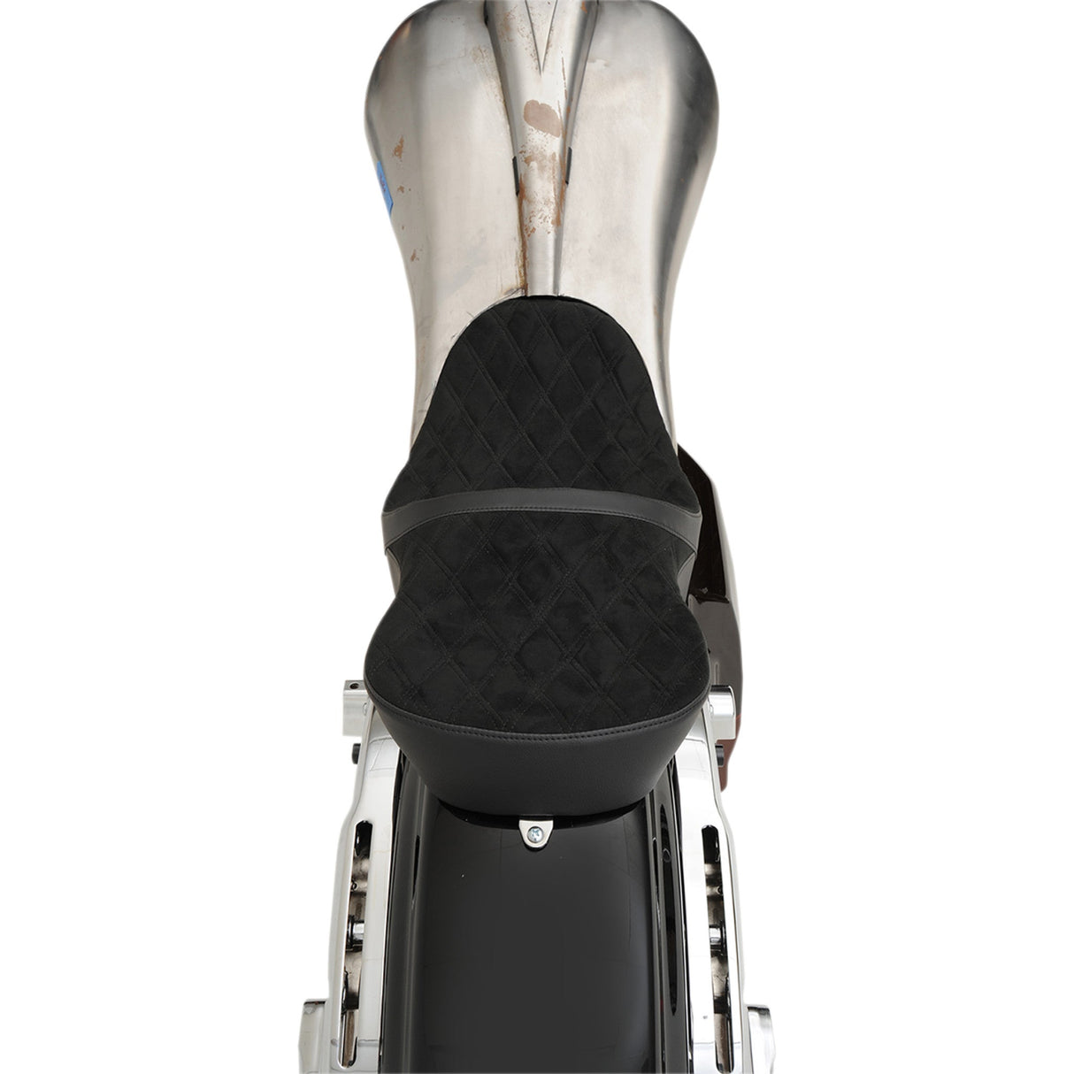DRAG SPECIALTIES 0801-1076 Low Profile Touring Seat Low Touring Seat - Diamond - Razorback Tanks - FL '10-'23