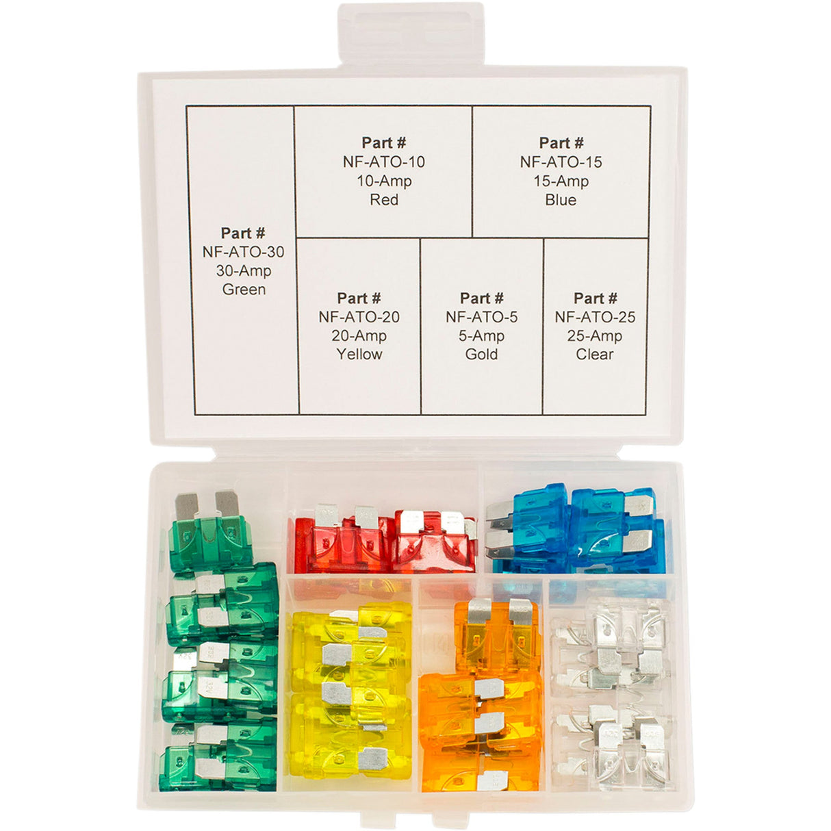 NAMZ 2130-0230 NF-ATO-KIT Assorted Fuse Kit ATO Fuse Kit - 40PC