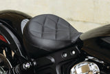 Mustang Motorcycle Mustang Bobber Standard Touring Solo Seat Diamond Stitch Black - 76842 For Indian Scout Bobber 2018-2021