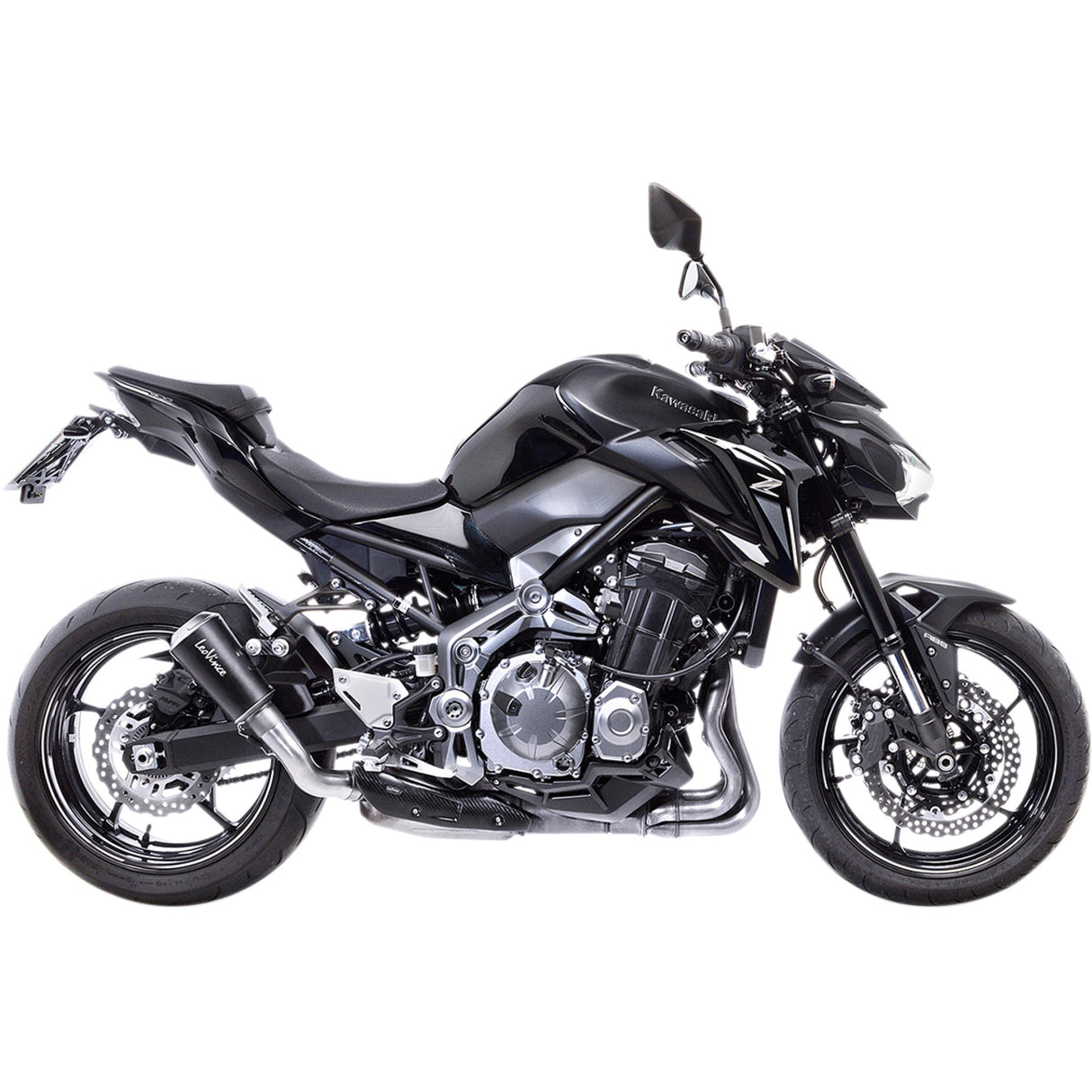 LEOVINCE 1811-3453 15204B LV-10 Black Edition Slip-On Muffler Black LV-10 Muffler for Z900