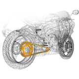 REGINA 1230-0044 136ZRP2/110KHO021 Chain and Sprocket Kit honda - cbr 1100xx - '97-'03