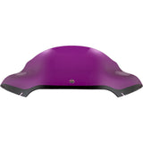 Klock Werks Kolor Flare® Windshield 9" Purple - KWW-01-0673 For Harley Road Glide 2015-2025