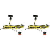 CUSTOM DYNAMICS 2040-3463 CD-MICRO-AW2-C Micro Bullet dual Color LED Turn Signals Micro Turn Signals - Dual - Amber/White - Chrome