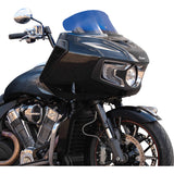 Klock Werks Kolor Flare® Windshield 8" Blue - KWW-04-0623 For Indian 2020-2025