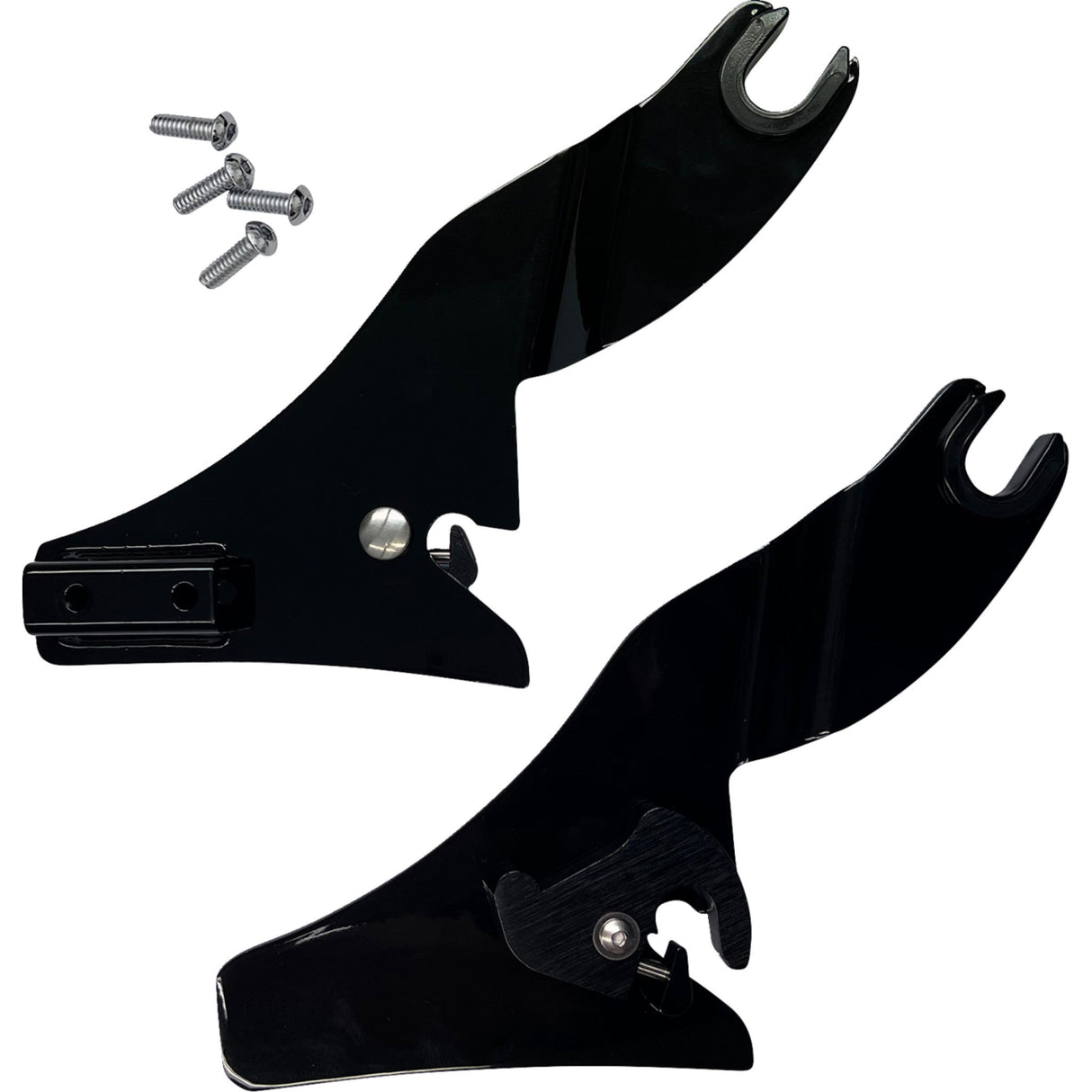 DRAG SPECIALTIES 1504-0134 Quick Release Side Plates black