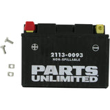 Parts Unlimited Factory-Activated AGM Maintenance-Free Battery YTZ14S Honda Motorcycles 1985-2020