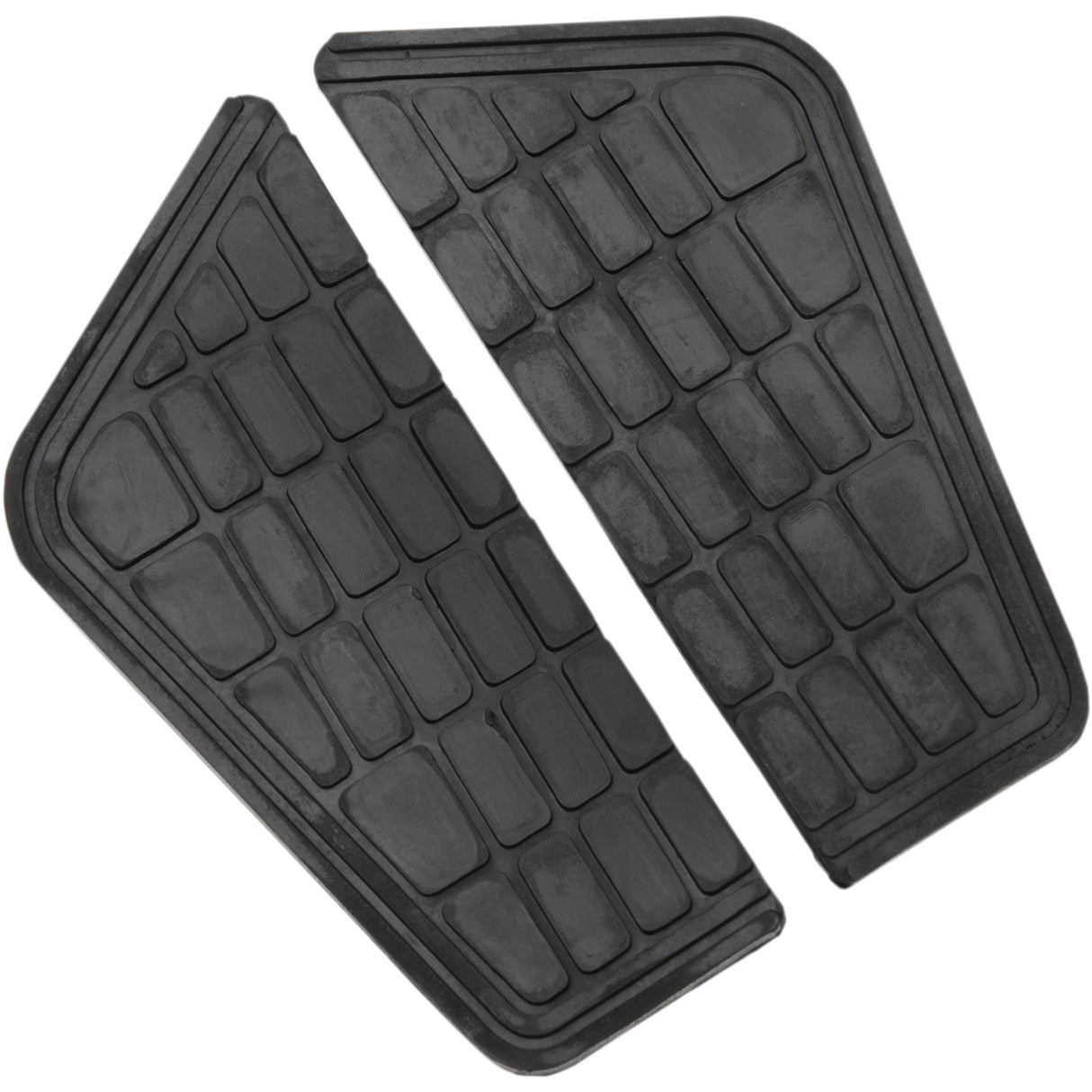 PARTS UNLIMITED DS-720211 Replacement Floorboard Pad s - black