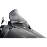 Klock Werks Flare® Windshield 4" Dark Smoke - KWW-01-0405 For Harley Touring 2014-2025