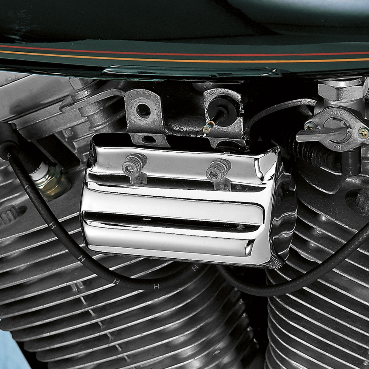 Drag Specialties Chrome Coil Cover Chrome For Harley 1982-1994