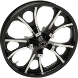 Coastal Moto Largo Precision Cast 3D Wheel — Largo 3D Front Dual Disc With ABS Black Cut 21x3.5 - 3D-LGO213BCABST For Harley Touring 2008-2026