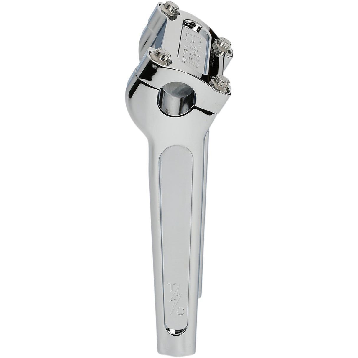 Thrashin Supply CO. Handlebar Risers Straight 8" Chrome - TSC-8000-3 For Harley Motorcycles 1973-2026
