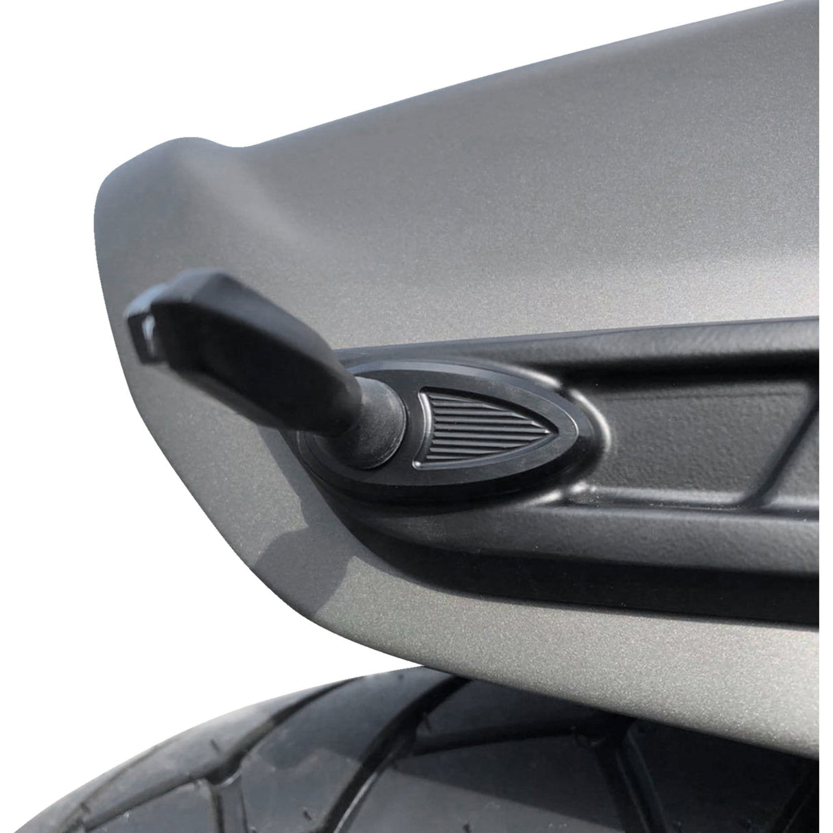 Kodlin USA Fender Struts Rear Turn Signal Adapter Cover Plates Rear Black - K68483 For Harley Softail 2018-2024