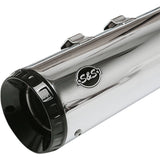S&S Cycle GNX Slip-On Mufflers 4-1/2" Chrome M8 - 550-0991 For Harley Touring 2017-2026