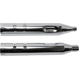 S&S Cycle 4-1/2" MK45 Performance Mufflers — Tracer Chrome Tracer - 550-0669 For Harley Touring 2017-2026