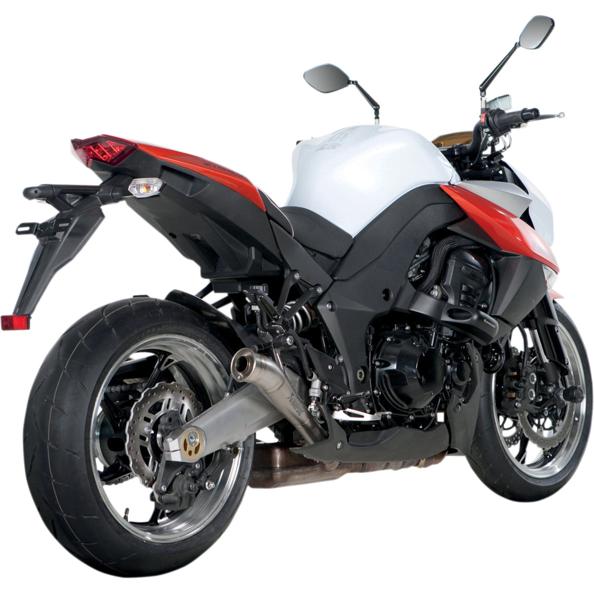 AKRAPOVIC 1811-2642 SM-K10SO2T GP-Style Megaphone Slip-On Line Mufflers Megaphone Mufflers - Titanium