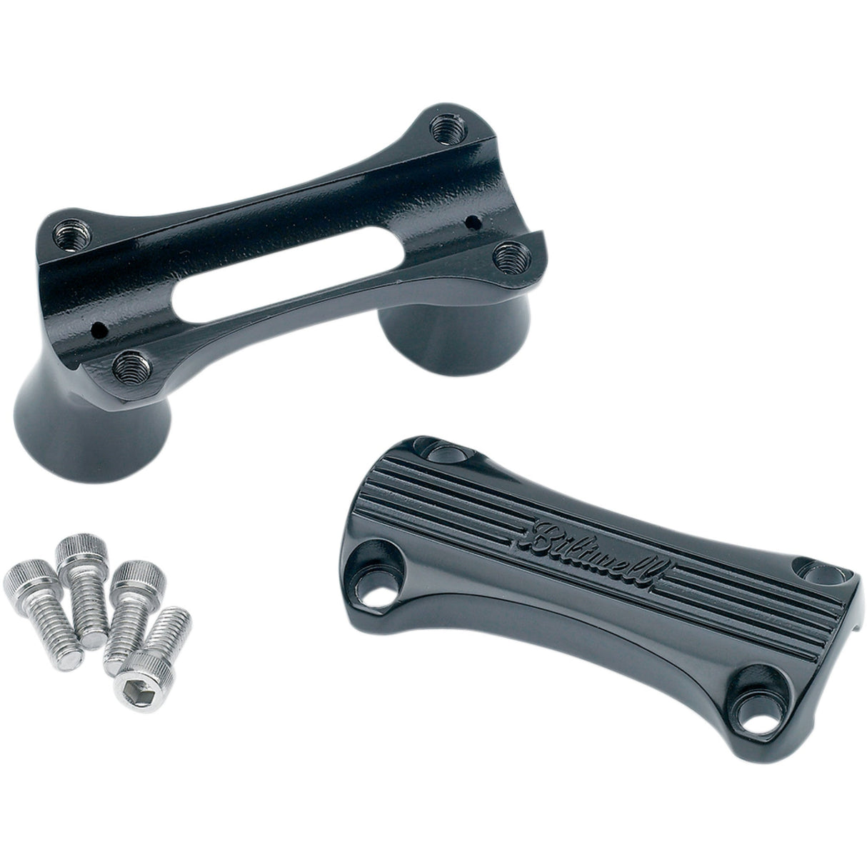 BILTWELL 0602-0570 6402-201-02 2" Thunder Handlebar Riser Risers - Thunder - 2" - Black