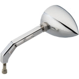JOKER MACHINE 0640-1379 03-011 ViewTech V Billet Mirror Mirror - ViewTech 5 - Side View - Teardrop - Chrome