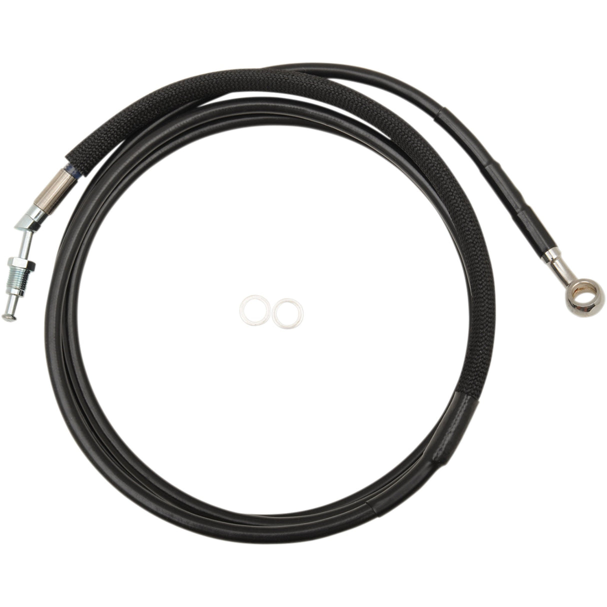 DRAG SPECIALTIES 0661-0046 Stainless Steel Hydraulic Clutch Line Clutch Line - '17-'19 FLTRU, '20-'21 FLTRK