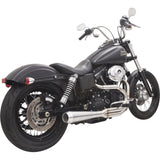 Bassani Xhaust Road Rage III 2-Into-1 Exhaust System - 1D1SS For Harley Dyna 1991-2017