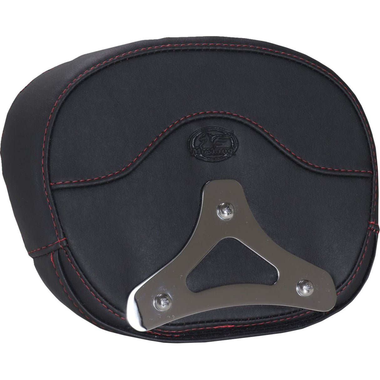 MUSTANG 0822-0646 88450DC Deluxe Sissy Bar Pad diamond - dark cherry stitch - flt/flh '23-'25