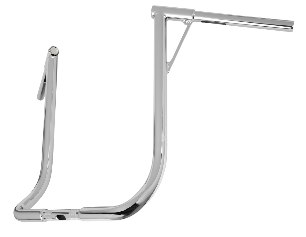 Burly Brand 750-05454 B12-7006C LOUIE-BAGGER 19"BAR 1.25" TBW CHROME