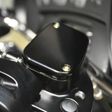 Joker Machine Front Brake Master Cylinder Cover Smooth Black - 08-004B For Harley Touring 2008-2025