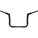 FAT Baggers INC. 1-1/2" EZ Install Flat Top Handlebar 12" Black - 605012-B For Harley Touring 2006-2020