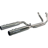 Khrome Werks 2-Into-1-Into-2 Dominator-SR Exhaust System Chrome Without End Caps M8 Touring - 200400A-SR For Harley Touring 2017-2026