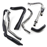 Cobra Pro Chamber 2-Into-2 Header System - 6255DBRB For Harley Touring 2017-2020