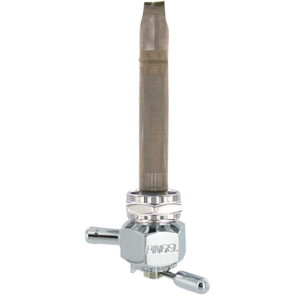 PINGEL DS-390231 1311-CH Power-Flo Fuel Valve Hex Fuel Valve - Chrome - 22 mm