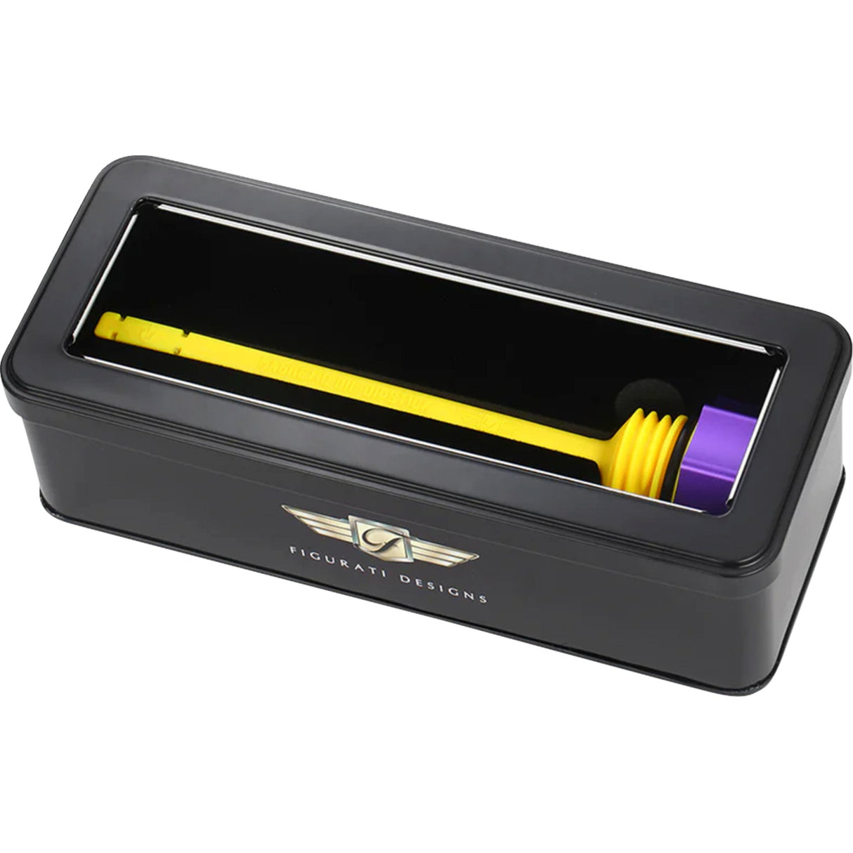 Figurati Designs Performance Magnetic Oil Dipstick Curved Purple M8 Touring Trike - FDP01-M8SM-P For Harley Touring 2017-2026