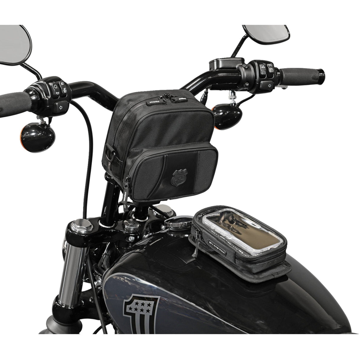 NELSON RIGG 2851-0549 NR-100 Route 1 Highway Handlebar Bag black