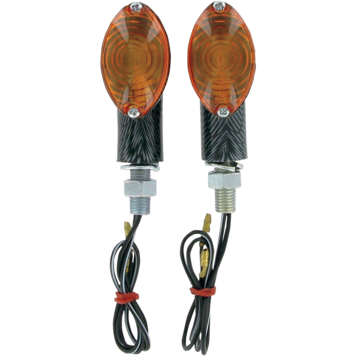 K&S TECHNOLOGIES 25-8360 25-8360 LED Ultra Mini Marker Lights Ultra Mini Marker Lights - Carbon/Amber