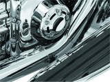 Kuryakyn Bridge The Gap Heat Shield Chrome - 9196 For Harley Touring 1993-2008
