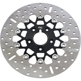 EBC 1710-3081 FSD022BLK FSD Series Stainless Steel Front Brake Rotor for Big Twins Brake Rotor - Black Carrier